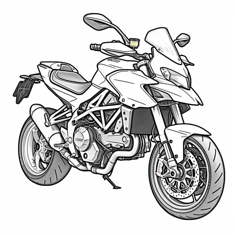 Thỏa sức sáng tạo với bộ tô màu xe motor mạnh mẽ đầy cá tính