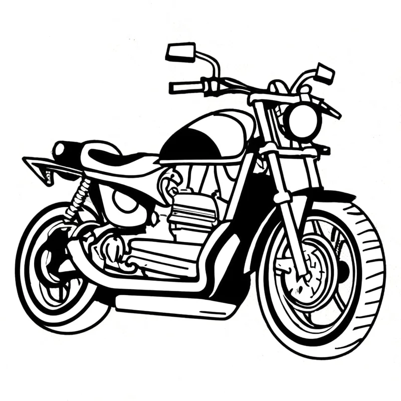 Bộ sưu tập tô màu moto PKL cho bé trai yêu xe phân khối lớn