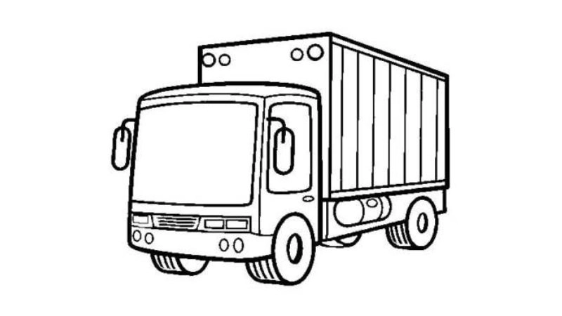 Tranh tô màu xe tải là gì?