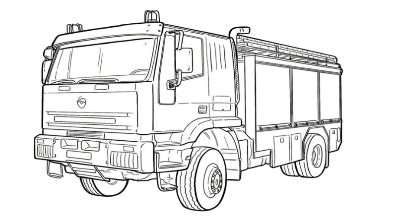 Khám phá ngay bộ tranh tô màu xe tải đồ chơi cực dễ thương