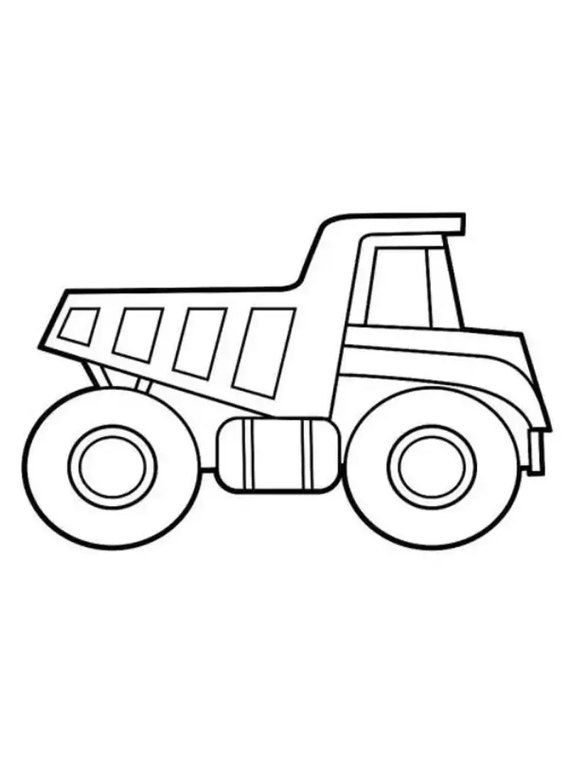 Tranh tô màu xe tải là như thế nào