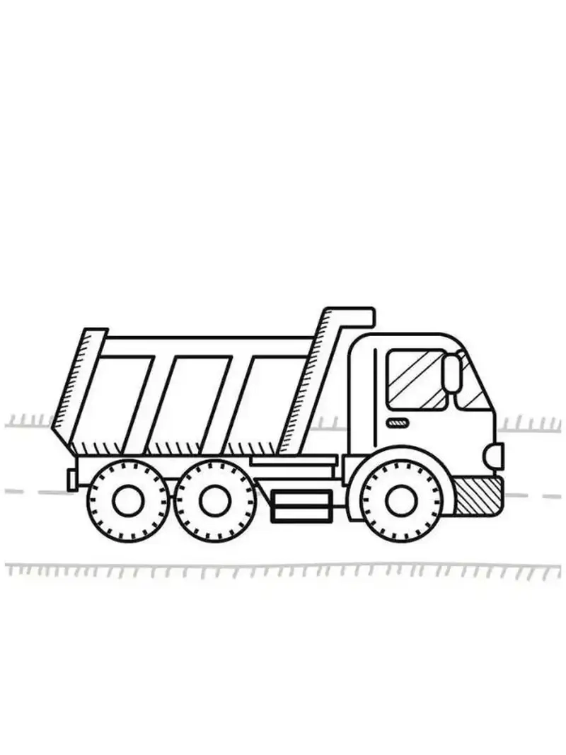 Thỏa sức tưởng tượng cùng tranh tô màu xe tải chở hàng