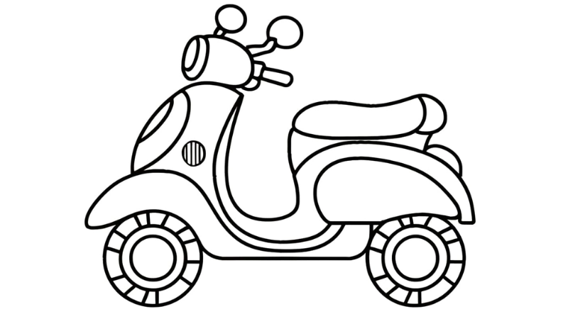 Bé tha hồ sáng tạo với tô màu xe ga thời trang