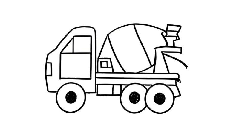 Khám phá sáng tạo cùng xe trộn bê tông