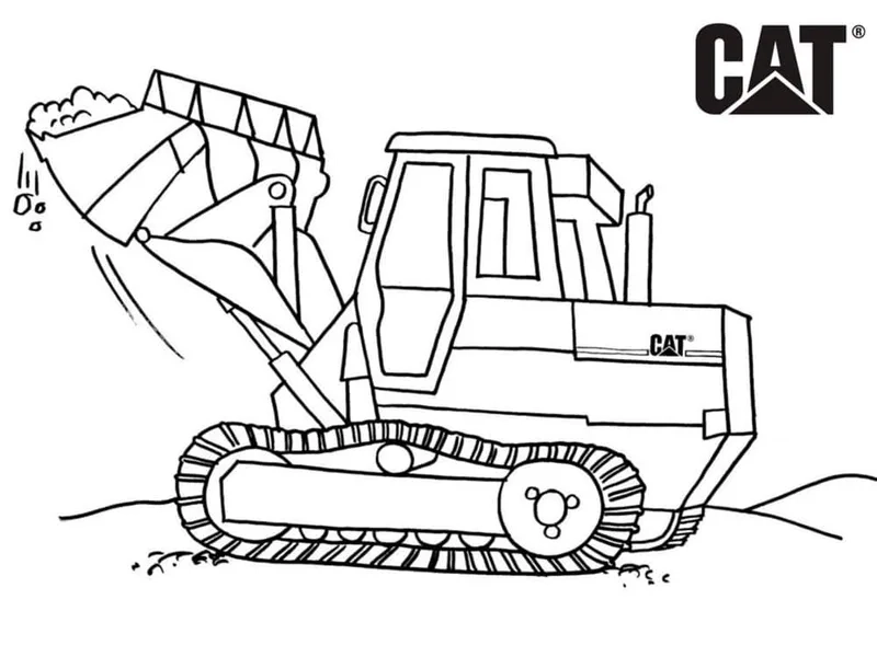 Hình ảnh cực chất cho bé mê tô màu máy ủi lớn đầy mạnh mẽ
