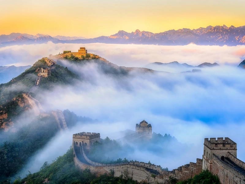 Thức dậy cùng Vạn Lý Trường Thành nổi tiếng