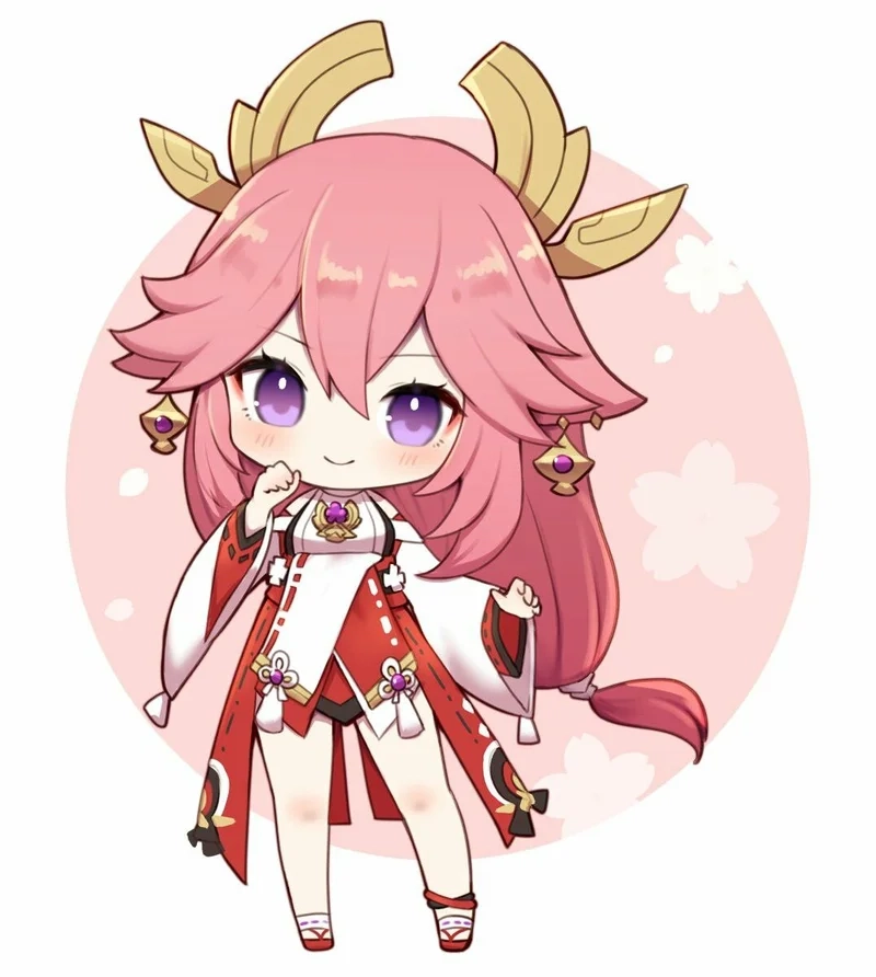 Khám phá miko chibi siêu dễ thương ngay hôm nay