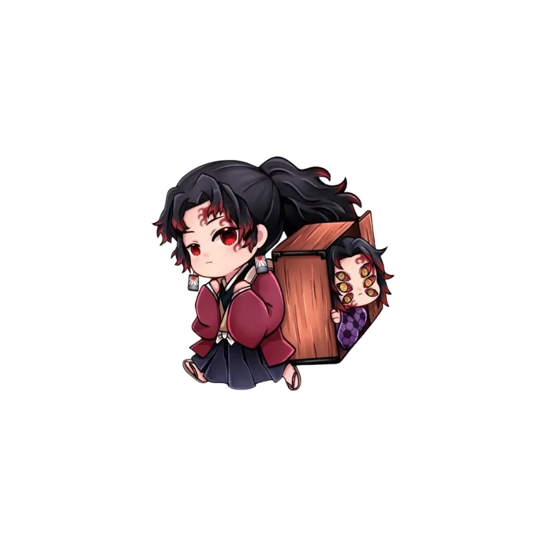 Tình huynh đệ dễ thương yoriichi và kokushibou chibi cute