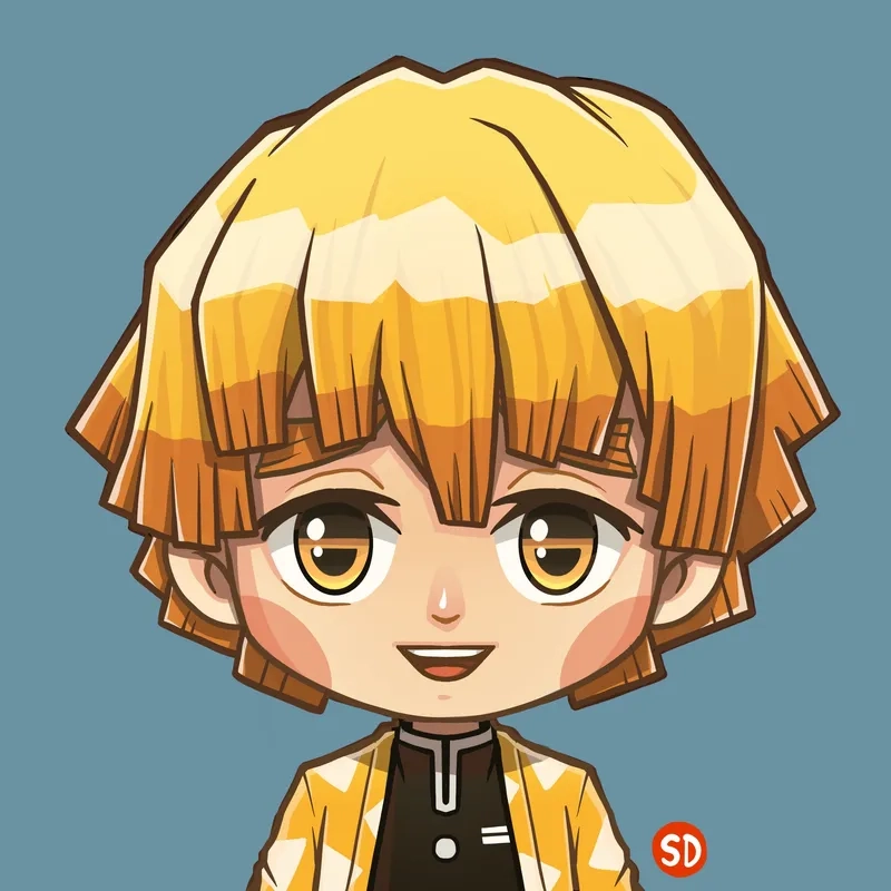 Dễ thương hết nấc cùng chibi zenitsu cute