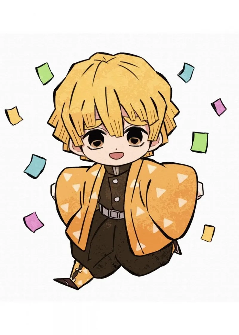Khám phá sự đáng yêu của zenitsu chibi