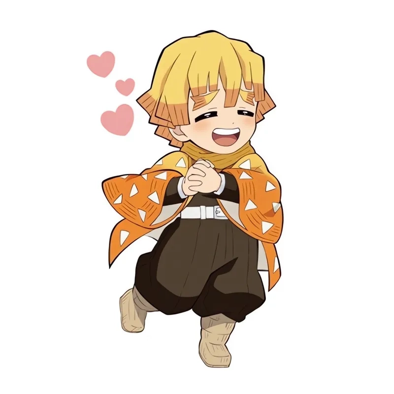 Lưu giữ khoảnh khắc qua ảnh zenitsu chibi cute
