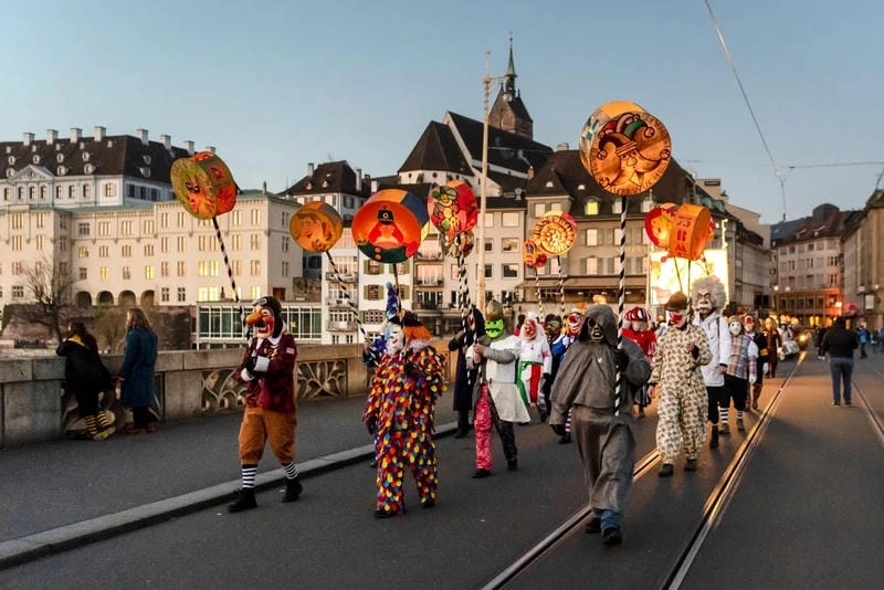 Sưu tầm những bức lễ hội Basel Fasnacht văn hóa