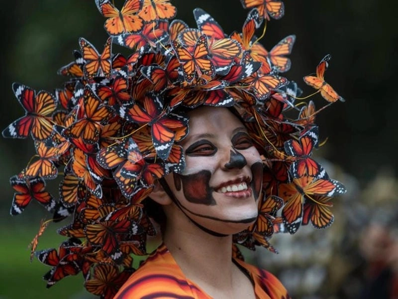 Lạc lối trong lễ hội Day of the Dead parade độc đáo