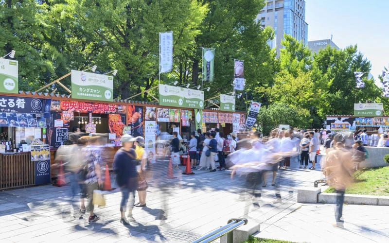 Lạc lối trong lễ hội Sapporo Autumn Fest náo nhiệt