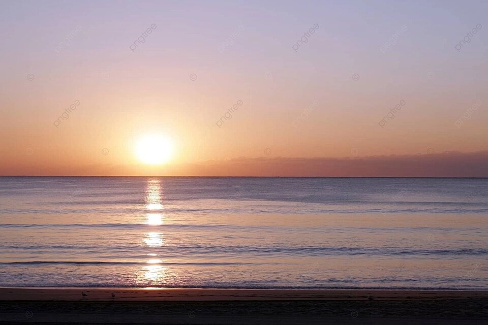 Cảnh mặt trời mọc bình minh rực rỡ yên bình