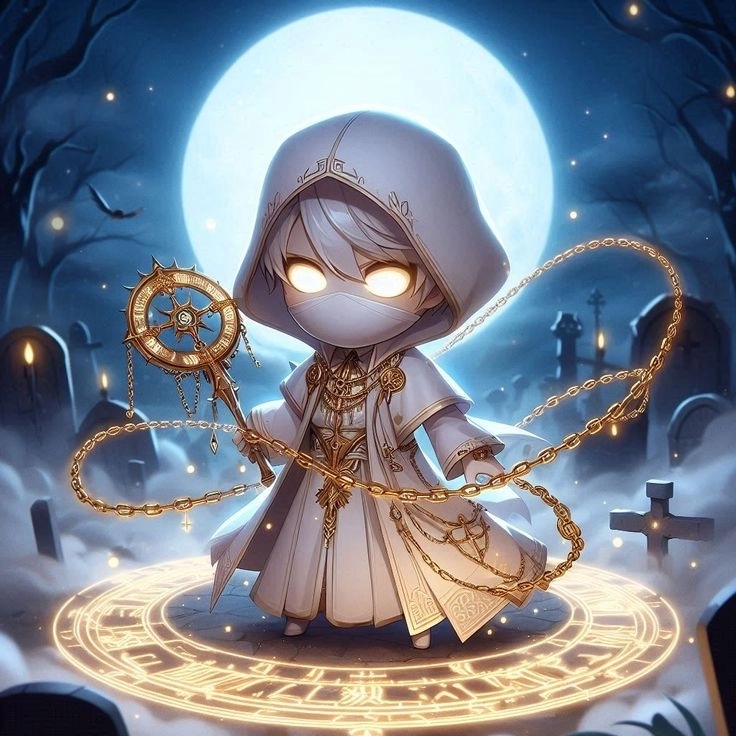 Hình ảnh chibi ma thuật đầy màu sắc và sáng tạo