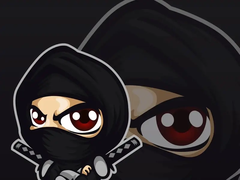 Chibi ninja drawing đơn giản phù hợp người mới tập vẽ