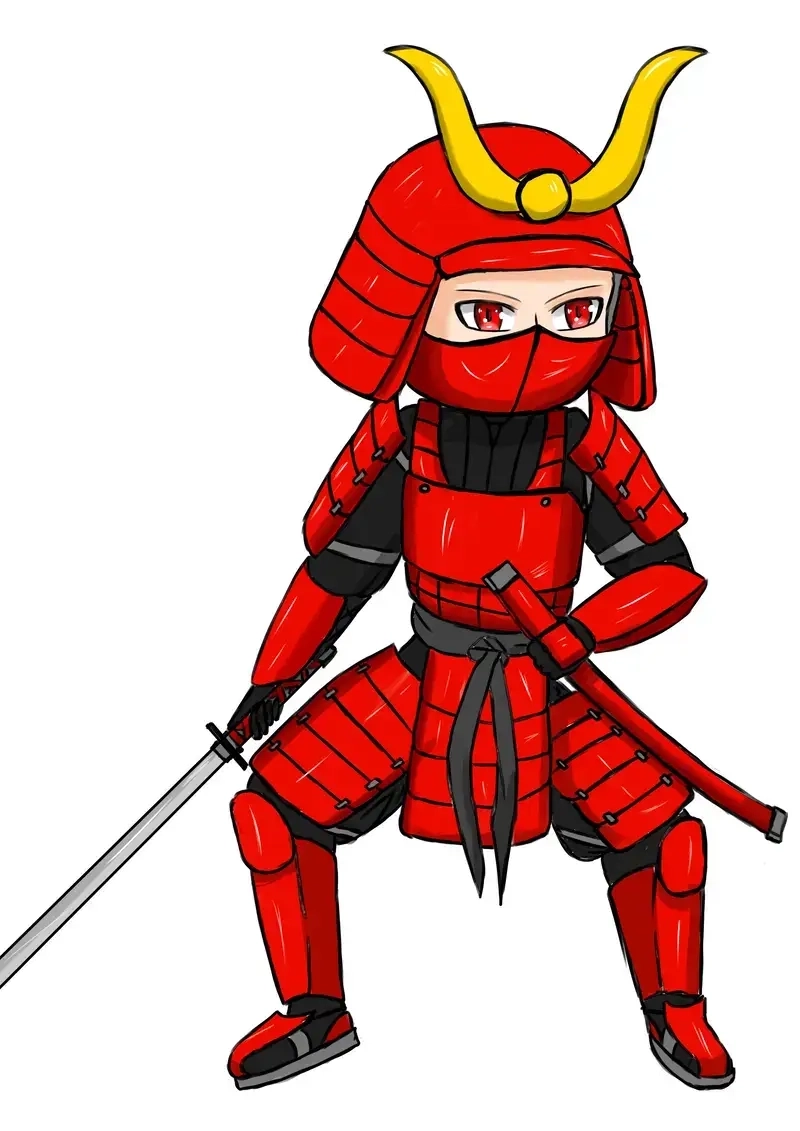 How to draw chibi samurai hướng dẫn vẽ từng bước dễ hiểu