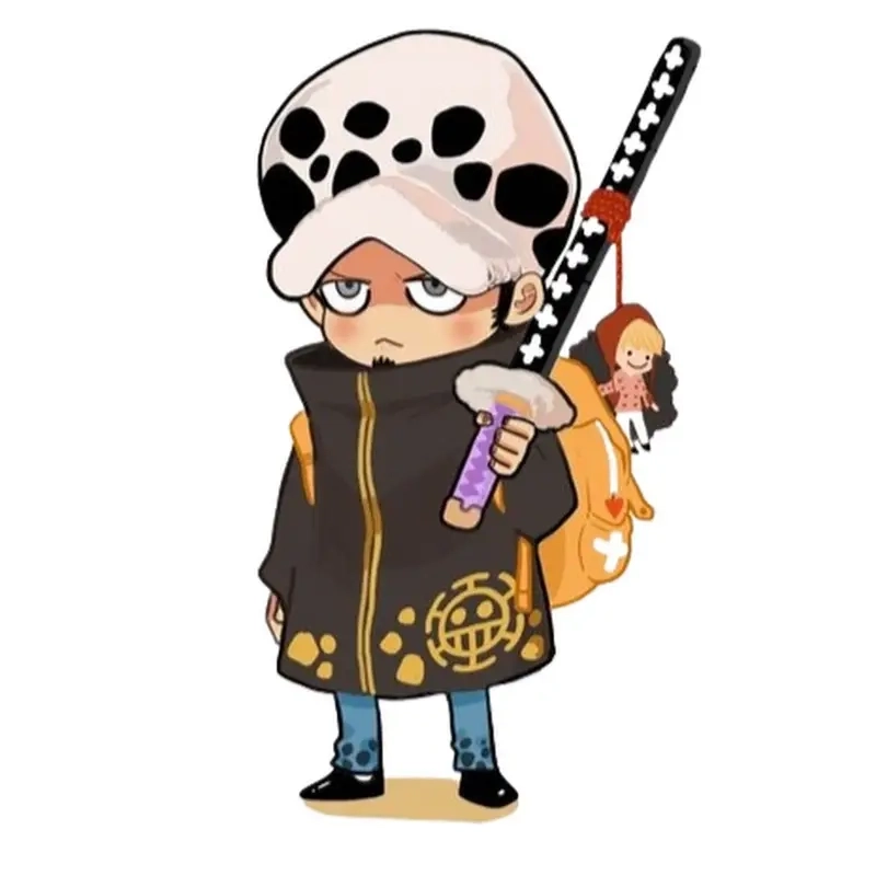 Chibi law drawing đơn giản phù hợp người mới tập vẽ