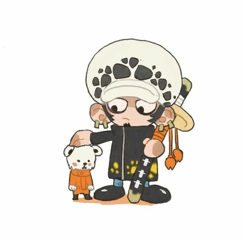 Chibi law anime giữ nét đặc trưng nhân vật gốc