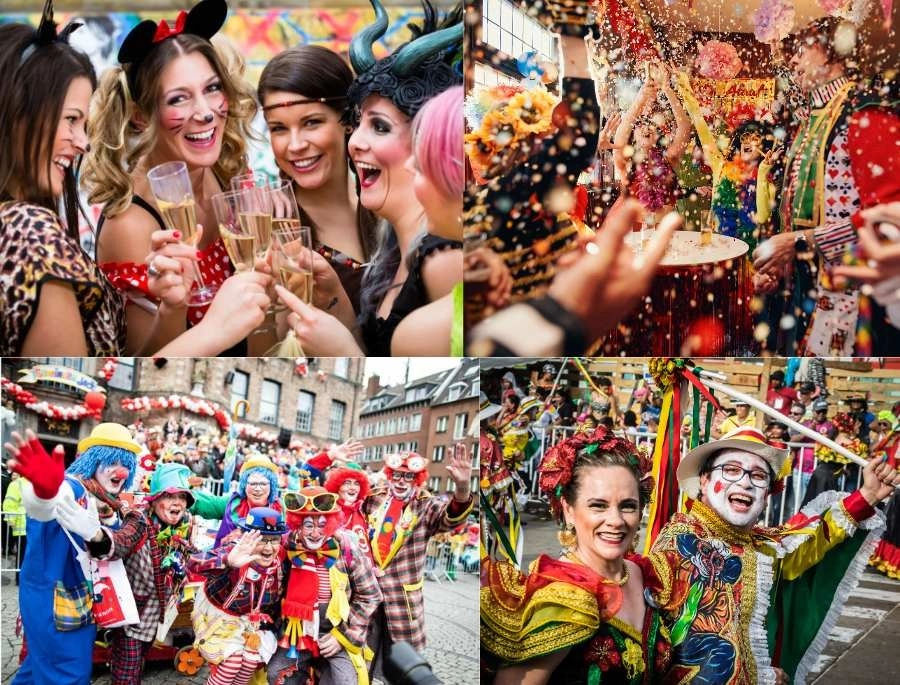 Mặt nạ cologne carnival độc đáo tạo điểm nhấn cho lễ hội