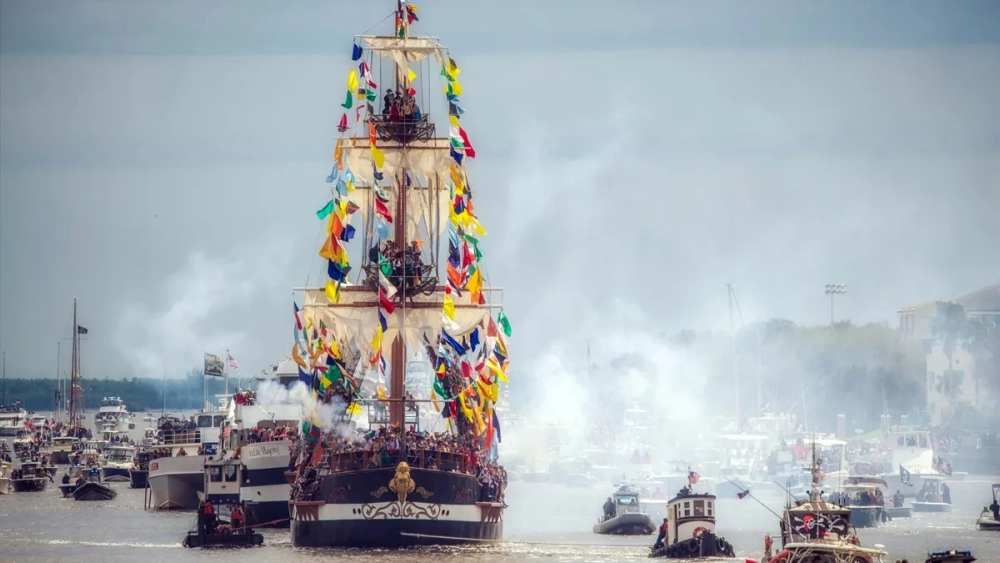 Lịch sử lễ hội gasparilla gắn liền với truyền thuyết hải tặc