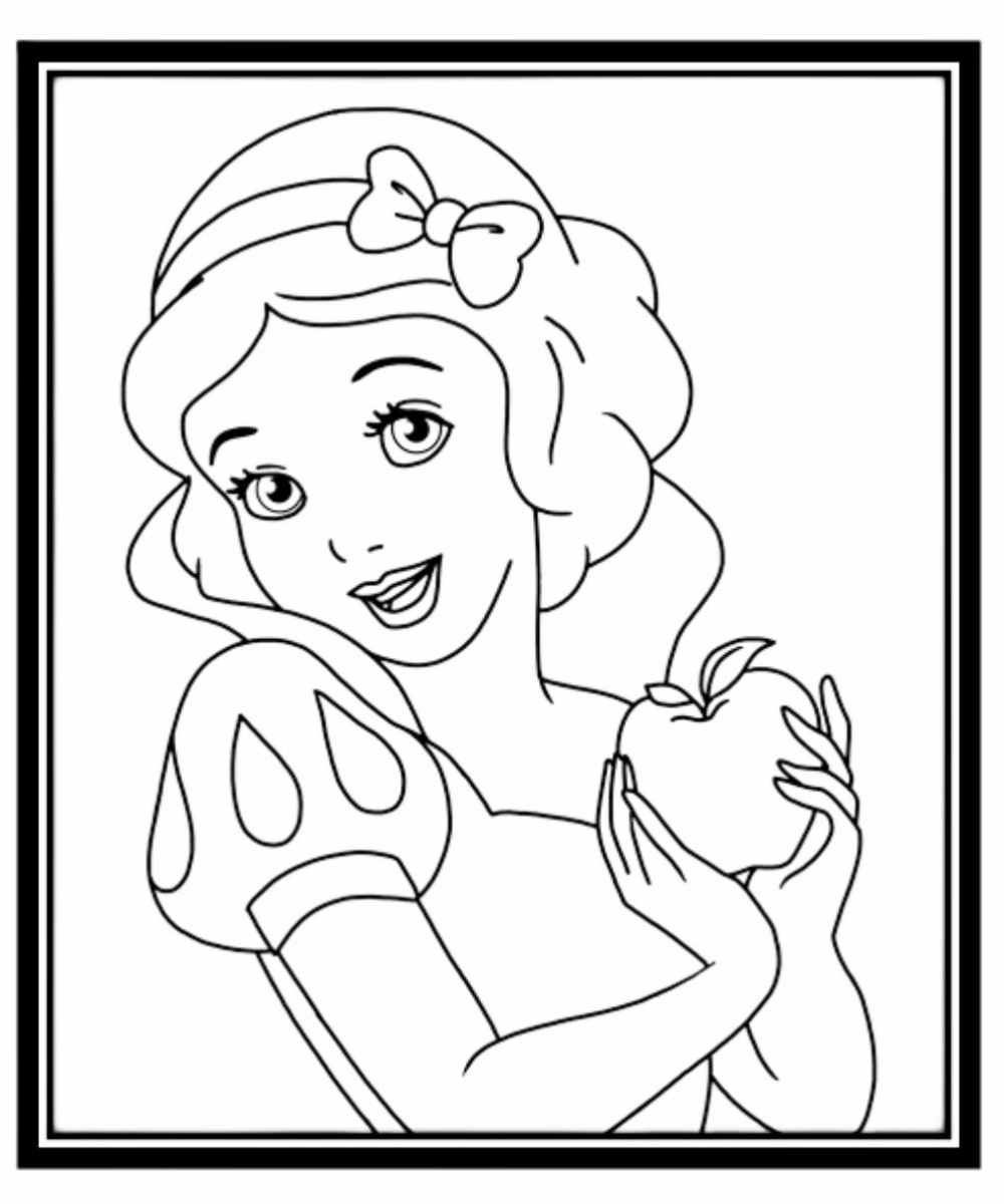 Tranh tô màu công chúa tóc mây dịu dàng phù hợp cho bé thích màu pastel