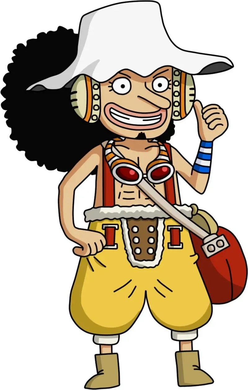 Usopp chibi sticker ngộ nghĩnh dùng trong chat