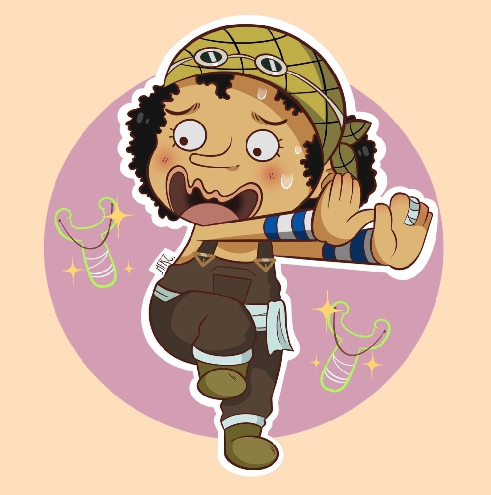 Usopp chibi tạo hình dễ thương lấy cảm hứng từ one piece