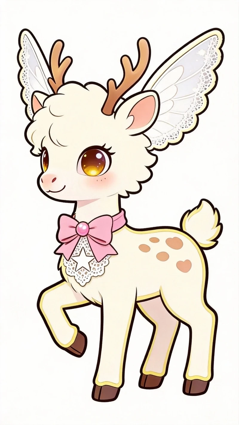 Tuyển chọn chibi hươu cho bé cực đáng yêu và vui nhộn