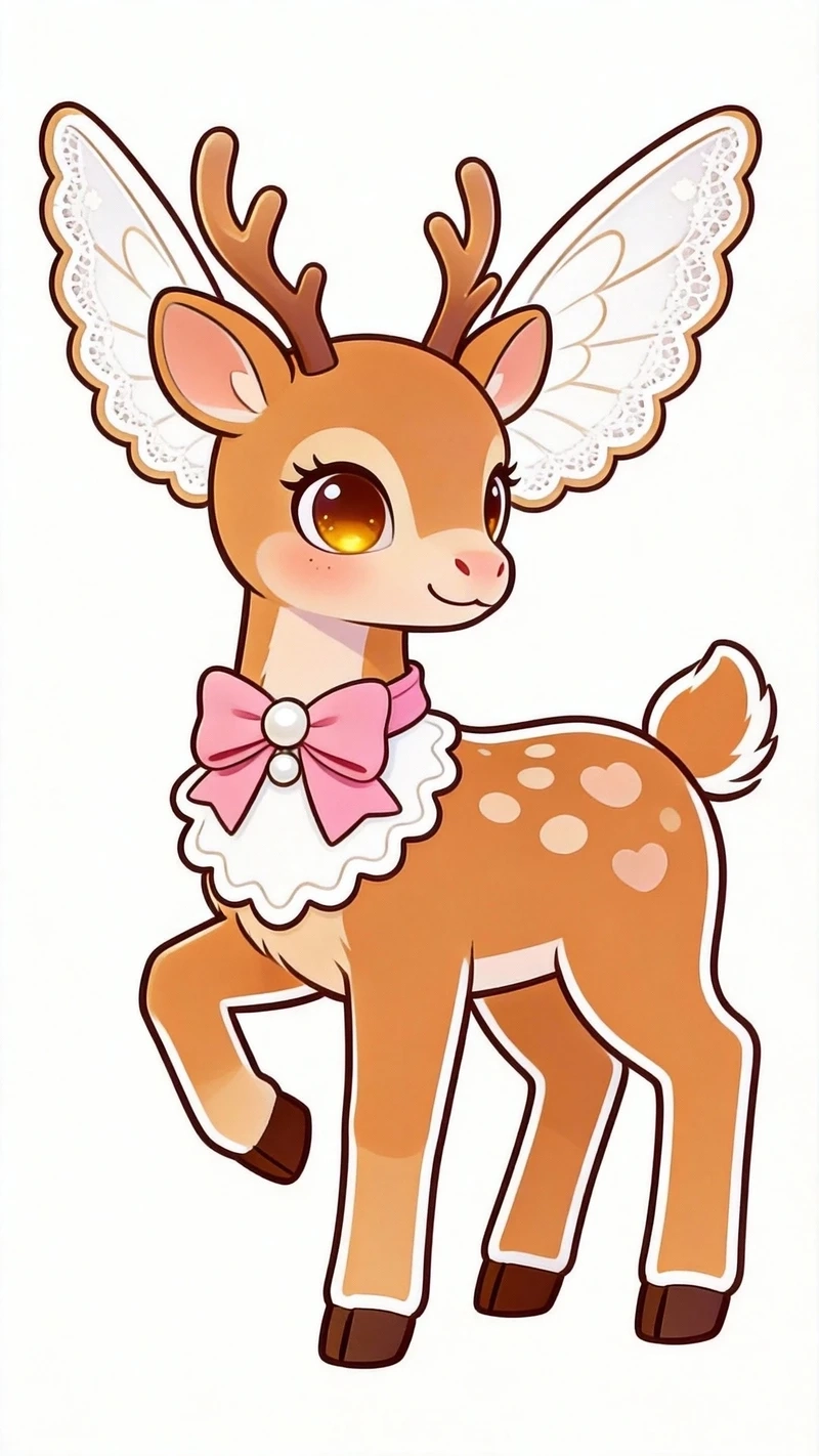 Loạt chibi hươu hoạt hình cute đang gây sốt mạng xã hội