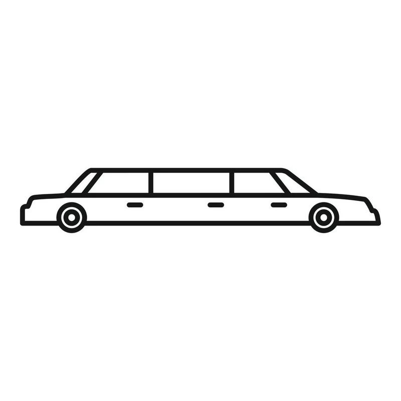 Bộ tranh tô màu xe limousine cho trẻ em giúp bé vừa học vừa chơi
