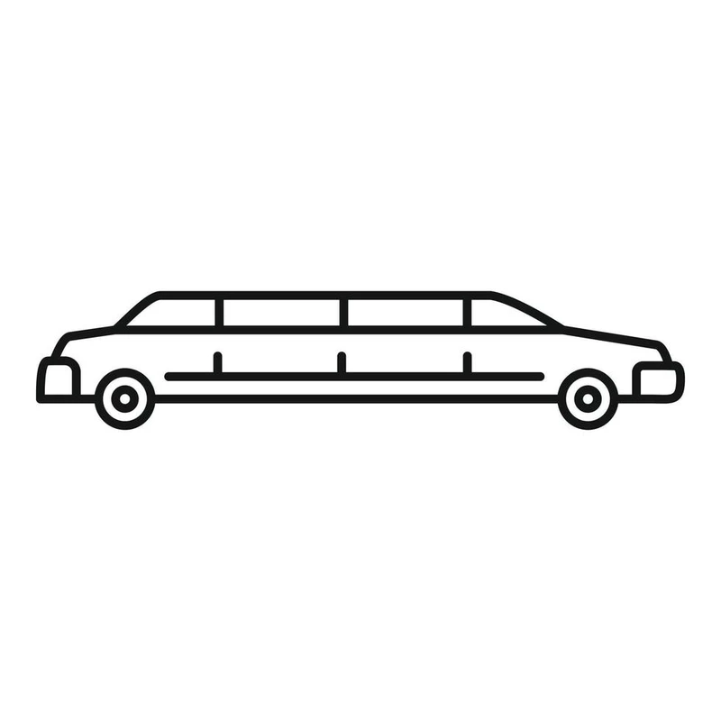 Tuyển chọn tranh tô màu xe limousine dài cực độc đáo cho bé