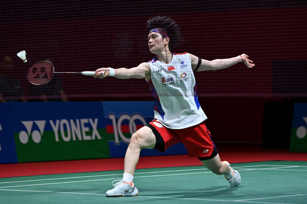 Vận động viên Wang Zhiyi thi đấu tại Malaysia Masters