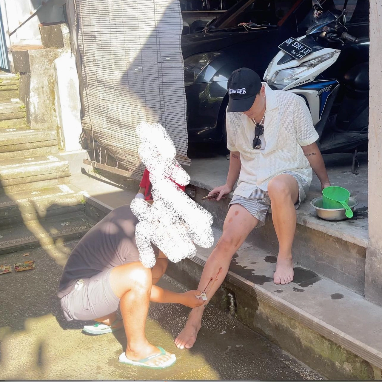 Bức ảnh Kiên Hoàng và Heo Mi Nhon rạng rỡ tại Bali