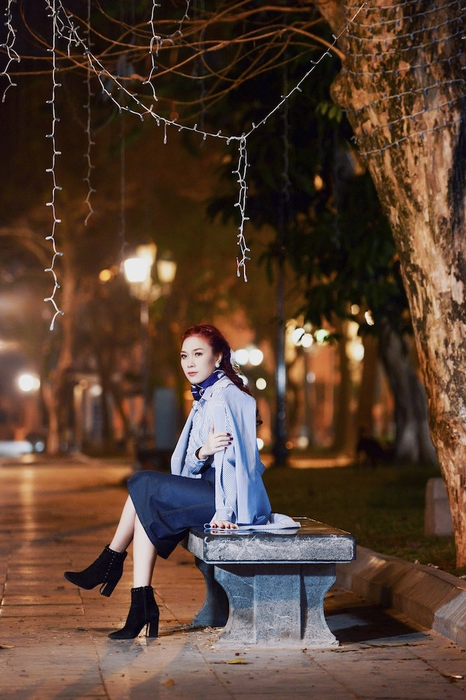 Phong cách thời trang thanh lịch và cuốn hút của Mỹ Tâm