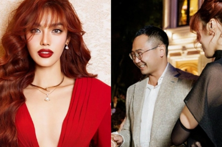 Siêu mẫu Lan Khuê diện phụ kiện đắt giá tham dự tiệc sang trọng