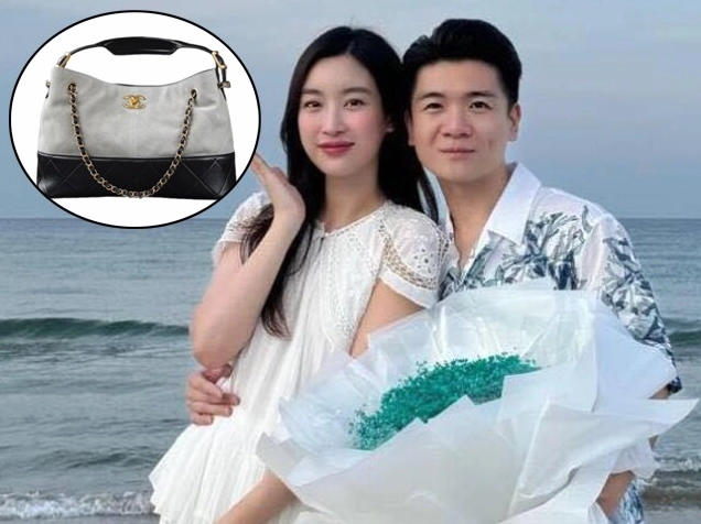 Vẻ đẹp rạng ngời của Đỗ Mỹ Linh khi được tặng món quà hàng hiệu giá trị