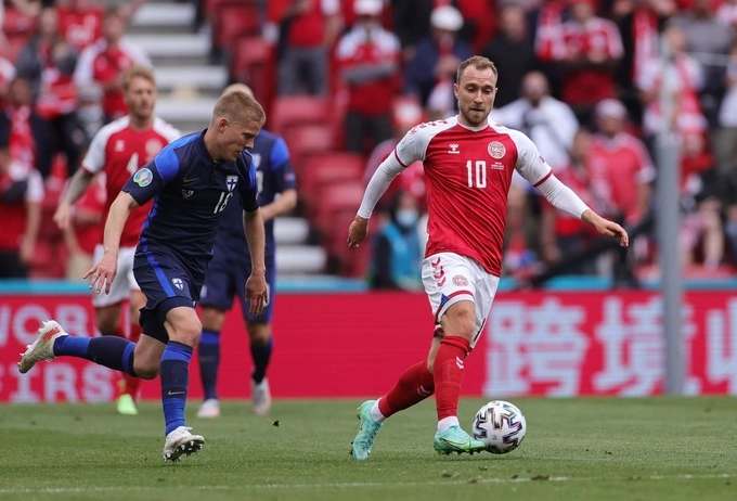 Eriksen trong màu áo Đan Mạch