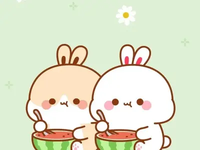 Khám phá ảnh thỏ cute chibi dễ thương dành cho bạn