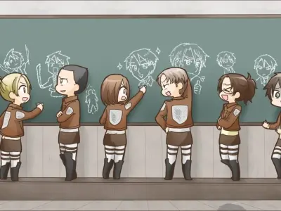 Những ảnh Attack on Titan chibi nổi bật nhất hiện nay