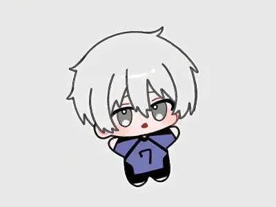 Ảnh Blue Lock chibi đáng yêu khiến bạn không thể rời mắt