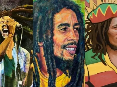 Hình ảnh Bob Marley huyền thoại trong âm nhạc reggae