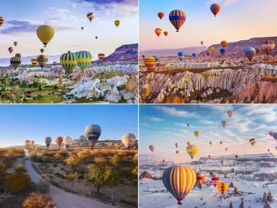 Cappadocia tuyệt đẹp với thung lũng đá và cảnh quan kỳ ảo