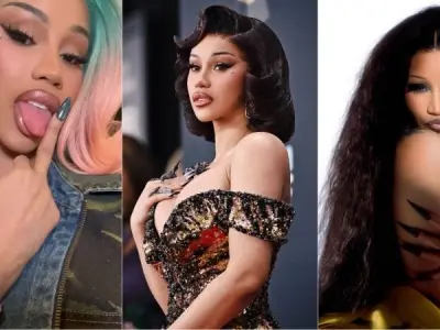 Hình ảnh Cardi B biểu diễn đầy năng lượng và cuốn hút