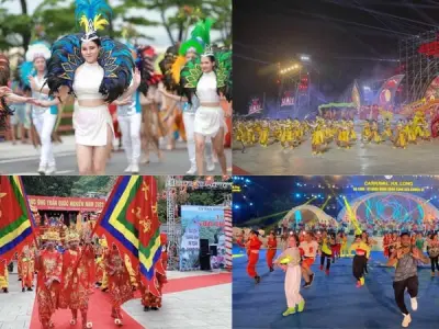 Hòa mình vào không khí sôi động tại Carnaval Hạ Long