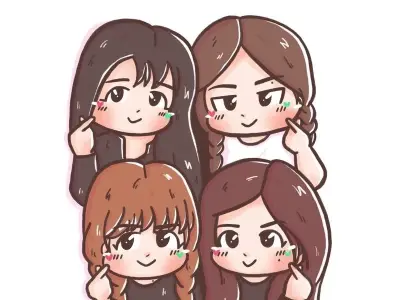 Gợi ý ảnh chibi bạn bè đẹp và sáng tạo nhất hiện nay