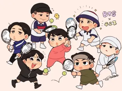 Khám phá ảnh chibi BTS cute đáng yêu và độc đáo 2025