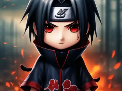 Ngắm nhìn ảnh chibi Itachi cực đáng yêu trong từng nét vẽ