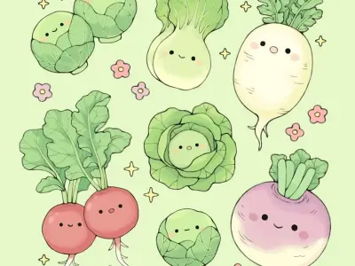 Ảnh chibi quả độc đáo với phong cách đáng yêu nhất